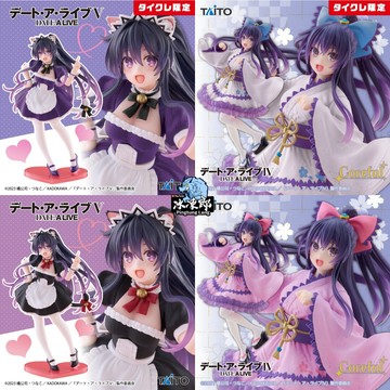 🌀日版客🌀 日版 約會大作戰 TAITO 夜刀神十香 Coreful 貓耳女僕 和風歌德 景品 公仔