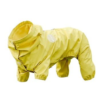 MH 家居 萌萌斗篷雨衣  L  檸檬黃  1件