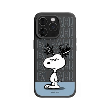 iPhone 16 Pro SolidX 黑 - 史努比 Snoopy - 不開心