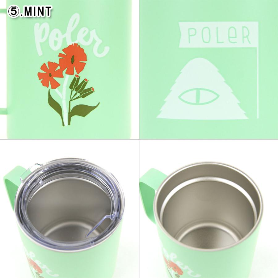 ポーラー マグカップ 正規販売店 POLER アウトドア キャンプマグカップ 蓋つき INSULATED MUG