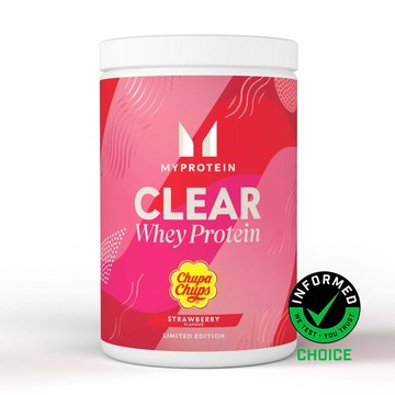 Clear Whey Protein Powder - 500g - 20servings - Chupa Chups - Strawberry