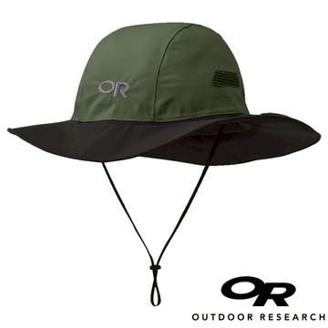 【OR 美國】GORE-TEX防水透氣招牌大盤帽UPF50+『軍綠/黑』280135 登山｜露營｜休閒｜旅遊｜戶外｜夏季｜防曬