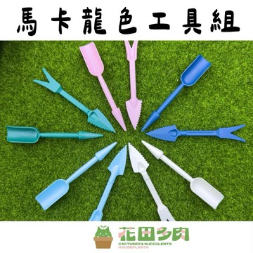 《花田多肉》🌵【馬卡龍色鏟子組】 起苗器/多肉工具/鹿角蕨/塊根/園藝工具/換盆/換土/仙人掌/盆栽/組盆