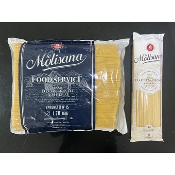 【億明食品】Molisana茉莉義大利麵｜15號直麵｜500g(1.97mm)、3kg(1.7mm)｜家用/餐飲首選