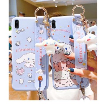 適用三星x cover5手機殼s22ultra兔a13卡通a23/a24/a15/a25/a35/a55/s24ultra/a33/a53/a73玉桂狗腕帶sa