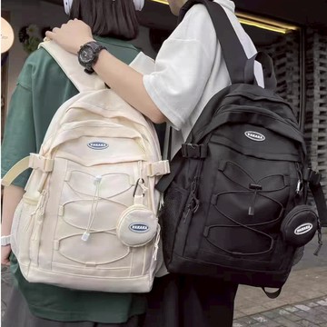 【BiuBiu】韓國後背包 雙肩包 後背包 背包 大容量背包 書包 學生後背包 旅行背包 情侶背包 防水背包 零錢包