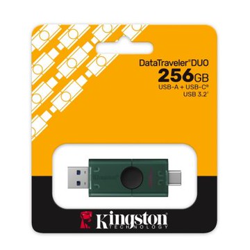 金士頓 Kingston DTDEG2 256G DataTraveler DUO USB-A/C 雙接頭 隨身碟