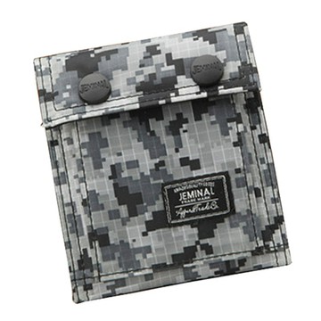 AmaZing 吉田風格潮酷迷彩橫款男用短夾 (5色任選)