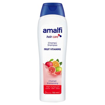 Amalfi VITC果之菁華洗髮精 750ml 適合正常偏油/頻繁洗髮者 溫和洗淨毛髮 完全不含矽靈 100%歐洲製造  1瓶