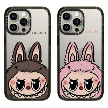 labubu手機殼 情侶手機殼 iPhone17Promax手機殼 蘋果15Pro防摔殼i14保護殼i13硬殼i12