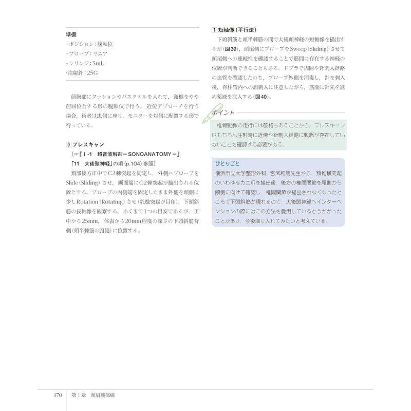 脊椎エコーのすべて 頚肩腕部・腰殿部痛治療のために -SONOANATOMY, TARGET and INTERVENTION-