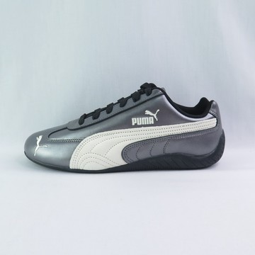 PUMA 王淨同款 40368902 賽車運動鞋 男女休閒鞋 Speedcat Metallic 黑銀/白