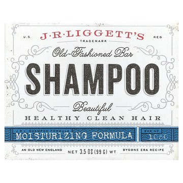 J.R. Liggett's, 老式洗髮皁，保濕配方，3.5 盎司（99 克）