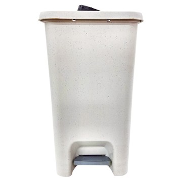 雙開垃圾桶 20L PP塑料  白色