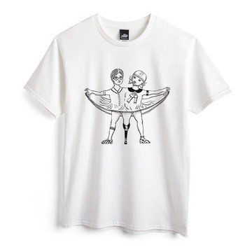 雙性 - 白 - 中性版T恤