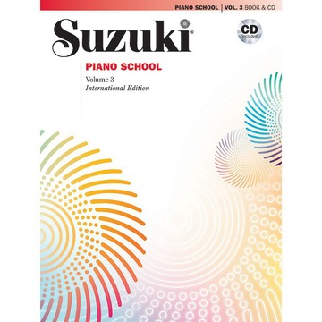 【599免運費】Suzuki Piano School Vol.3 鈴木鋼琴教本 第三冊+CD / 00-30034
