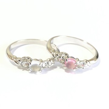 圓頂形切割戒指 (亦可作為小指戒)