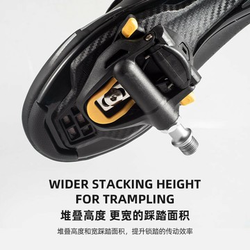 【店家優選】騎行助力男女碳紋底騎行鎖鞋山地自行車單車