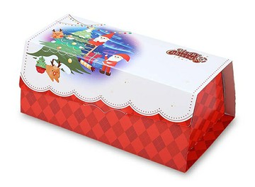 【零售量50個】聖誕極光派對生乳捲盒