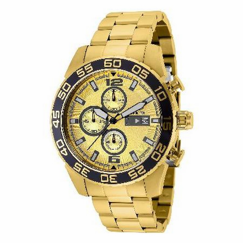 Invicta 1016 Invicta II Chronograph Gold Dial