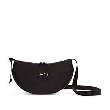 NIKE 腰包 斜背包 運動小包 NK AURA CRESCENT CROSSBODY 黑 HQ4370-010