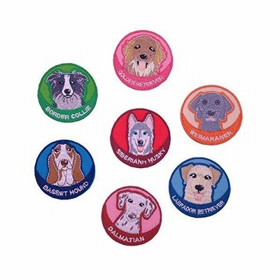 Augoog アイロン刺繍ワッペン 犬 アップリケワッペンdiy 飾り おしゃれ 可愛い装飾 パッチ 補修 幼稚園 保育 通販 Lineポイント最大get Lineショッピング