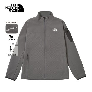 男款灰色DWR防潑水輕量風衣｜8DG27E1