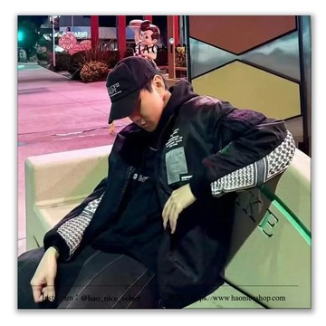 【HAO NICE】山本耀司Neighborhood x Yohji Yamamoto 聯名 MA-1 日系 雙色拼接 飛行外套 長袖夾克