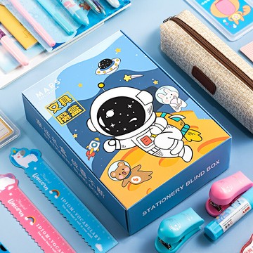 文具盲盒文具禮盒套裝小學生學習文具一年級開學大禮包二三年級獎勵禮品盲袋幼兒園生日禮物全班兒童獎品男孩