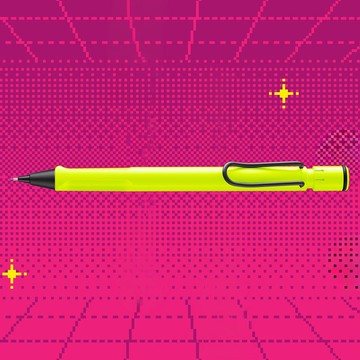 【雷雕刻字2026】LAMY 自動鉛筆 限量獨家 / SAFARI / 霓虹黃