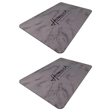 奈米硅藻土速乾防滑吸水地墊 2個  40 x 60cm  戀家