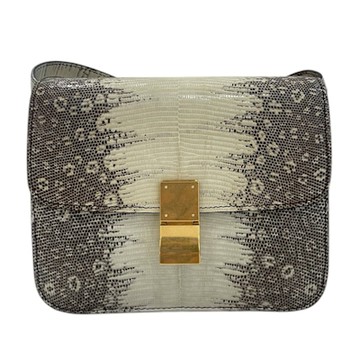 二手品 CELINE 蜥蜴皮Classicru肩背包