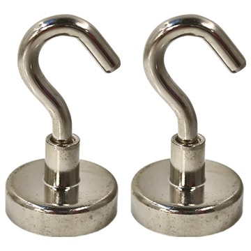 DIBOTE 迪伯特 強力磁鐵掛勾 超強承重力(25mm)  1個  單色  2個