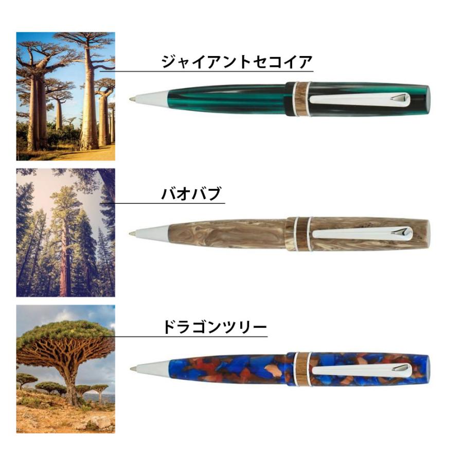 Monteverde Trees of the World モンテベルデ ツリー・オブ・ザ・ワールド ボールペン ジャイアントセコイア バオバブ ドラゴンツリー