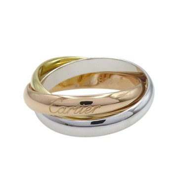 Cartier 卡地亞 18K 三色三金 Trinity 三環戒指 55 【二手名牌BRAND OFF】