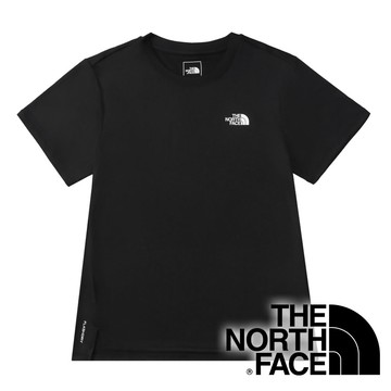 【THE NORTH FACE 美國】女快乾圓領短袖T恤『黑』NF0A8DFJ 戶外 露營 登山 健行 休閒 時尚 旅遊 短袖 上衣