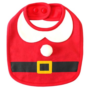 akachan honpo - 聖誕圍兜-紅色 (60~80cm)