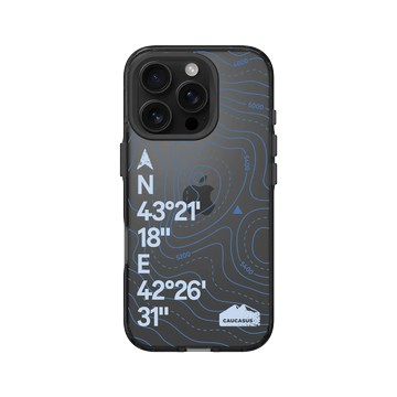 iPhone 16 Pro Clear 酷墨灰 - Nature Explorers 自然探索指南 - ⾼加索⼭