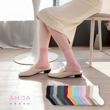韓國襪子 糖果素色中筒襪 K0167