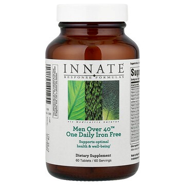 Innate Response Formulas, 40 歲以上男性™ 每日一次配方，無鐵，60 片