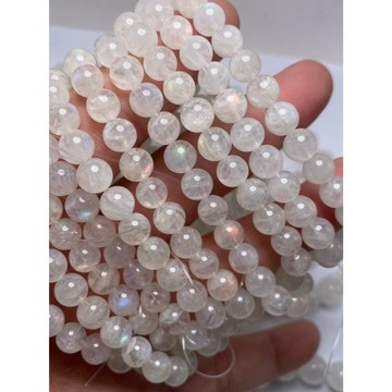 【Rich手作】馬島月光石 幻彩月光 虹光月光石 彩光月光 水晶手鍊 月光手鍊