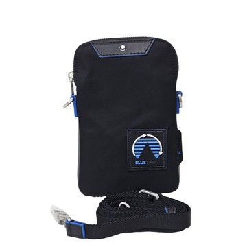 MONTBLANC 萬寶龍 Blue Spirit迷你信封包/斜背包/手機包(送原廠提袋)