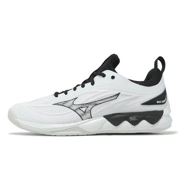Mizuno 排球鞋 Wave Luminous 3 寬楦 男鞋 女鞋 白 黑 緩衝 室內運動 美津濃 V1GA2421-51