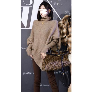 爆款不規則減齡漂亮針織衫上衣