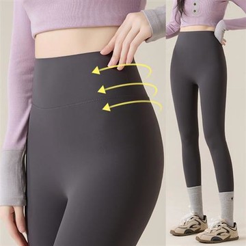 【巴黎精品】現貨+預購 高腰運動褲打底褲瑜珈褲運動鯊魚褲蜜桃臀褲修身顯瘦提臀褲-芭比女褲子5色a1la42