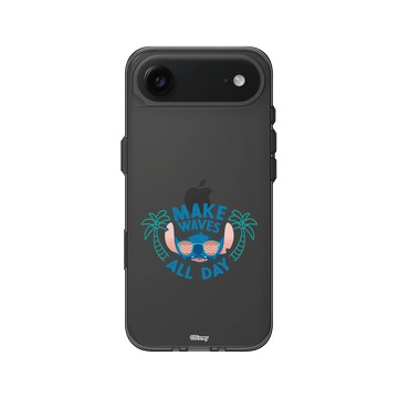 iPhone Air Clear (相機按鈕) 酷墨灰 - 迪士尼-史迪奇 Disney Stitch - 夏威夷系列-每天搞怪