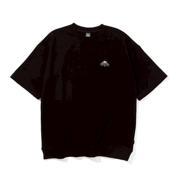 日本POLER SEEKER BAGGY S/S TERRY CREW 毛厚軟棉圓領衫/黑 - L