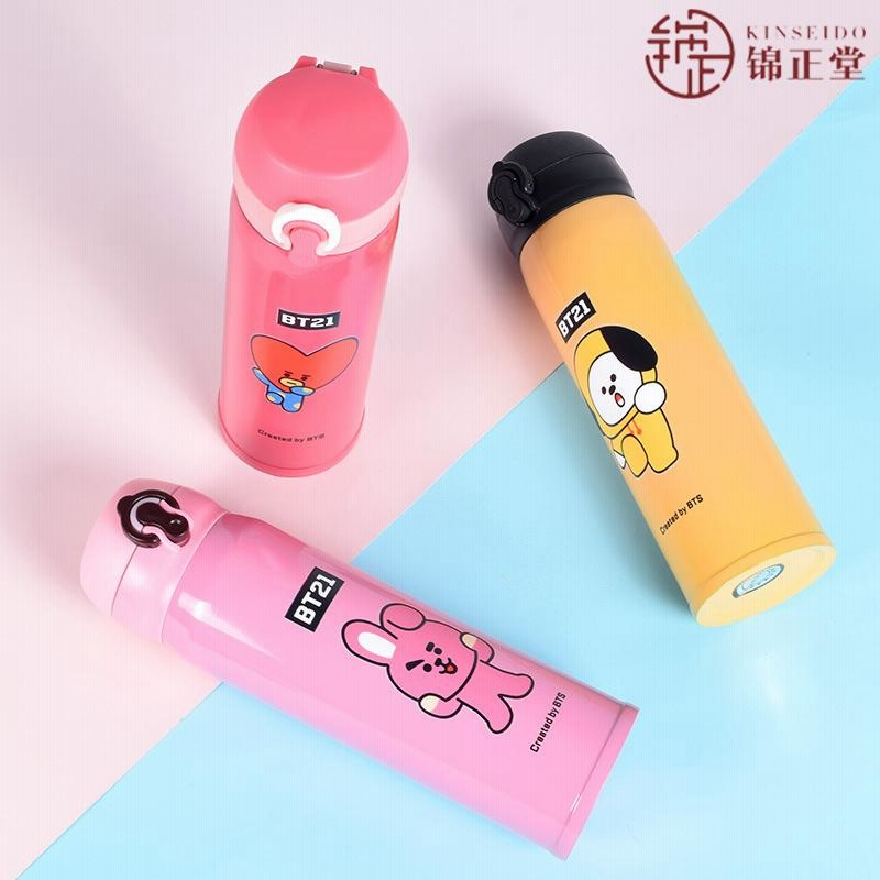 新品 新作 BTS 水筒 防弾少年団 BT21 Chimmy Cooky TATA 魔法瓶