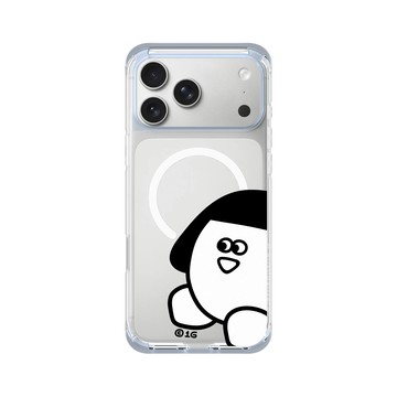 iPhone 17 Pro Max ClearX (MagSafe 兼容) 冰透藍 - 1G - 左看看