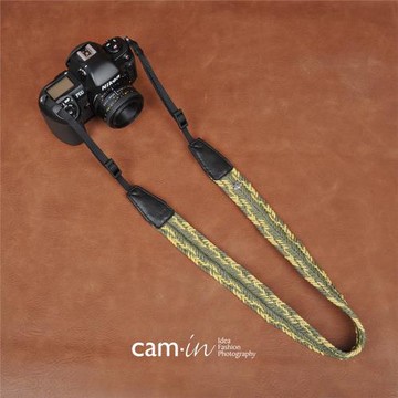 cam-in 編織系列專業時尚相機背帶 通用接口 cam8611-1